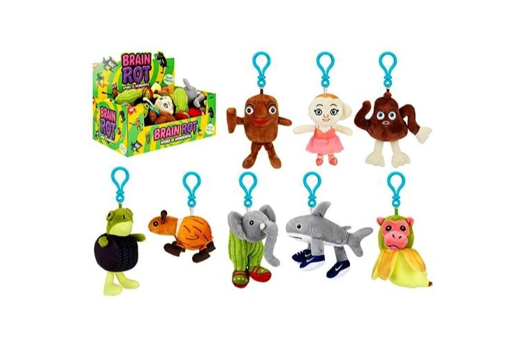 Brainrot 12cm Clip-on Plush