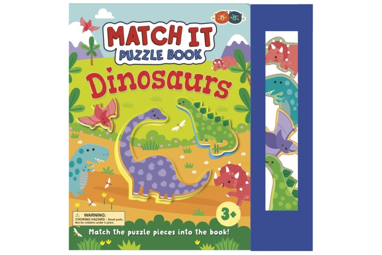 Buddy & Barney -  Match It Puzzle & Book – Dinosaurs