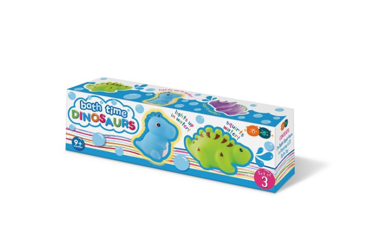 Buddy & Barney Bath Time  Dinosaurs Squirters