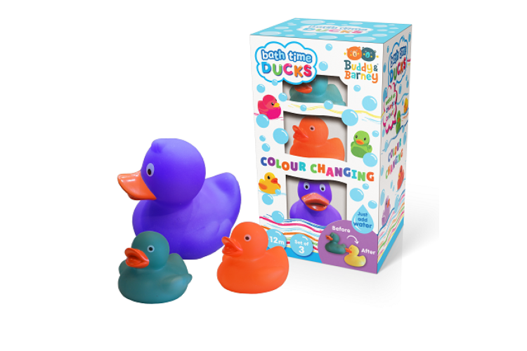 Buddy & Barney - Bath time Colour Changing Ducks