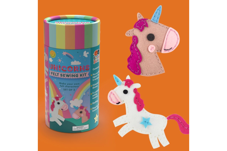 Buddy & Barney Unicorns Felt Sewing Kit