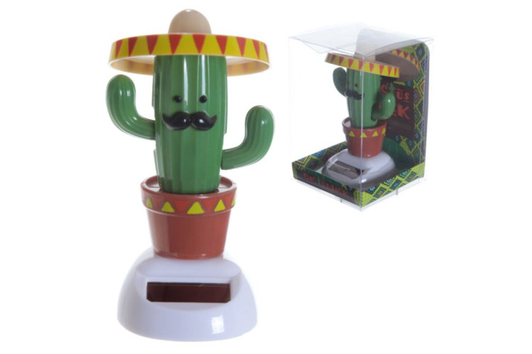 Cactus with Sombrero Solar Pal