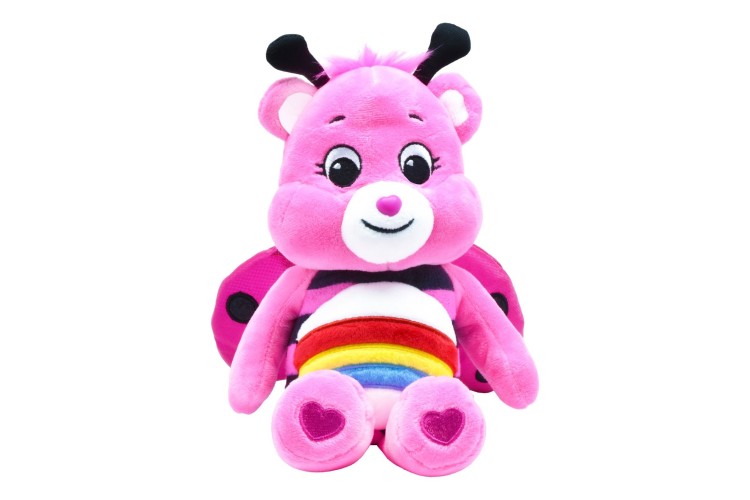 Care Bears 22cm Ladybug Cheer Bear Bean Plush