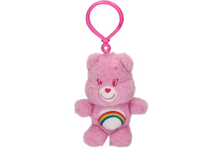 Care Bears Plush Bag Clip Pink - Cheer Bear