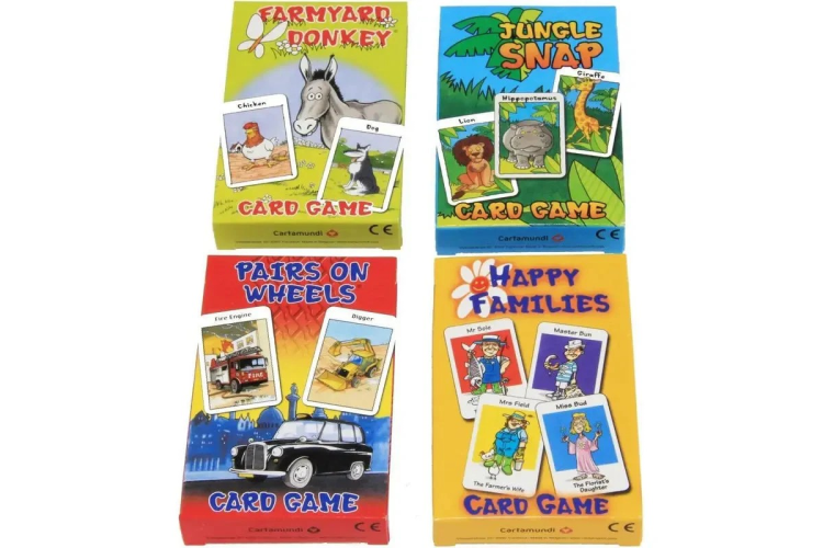 Cartamundi Children’s Card Games - 4 Assorted