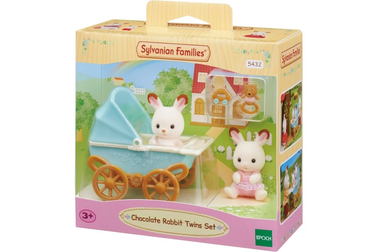 Sylvanian Families Chocolate Rabbit Twins Set 