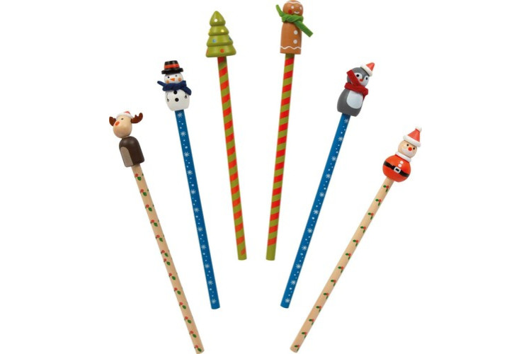 Christmas Pencil by Small Foot - Assorted