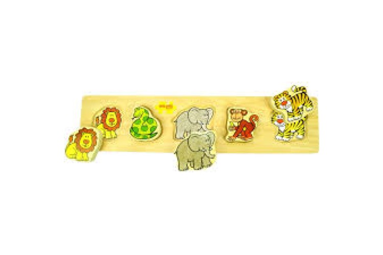 Chunky Lift and Match Safari Puzzle