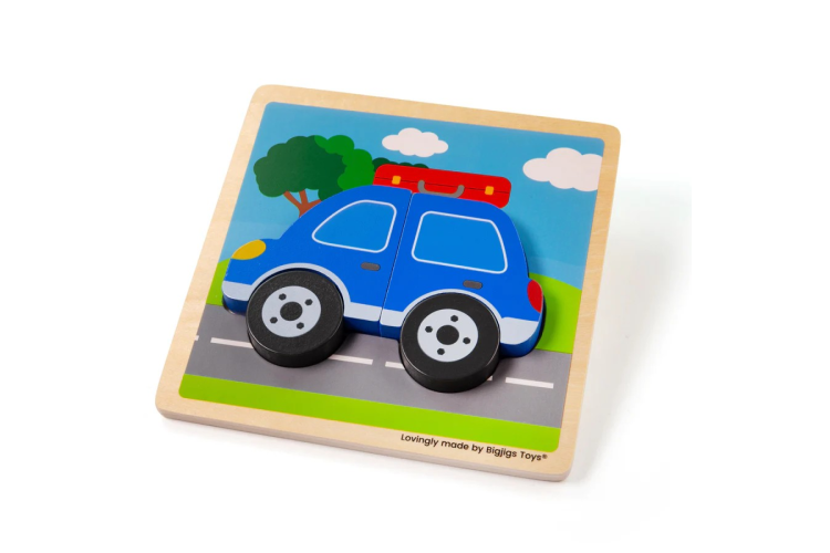 Bigjigs Chunky Lift Out Puzzle - Car
