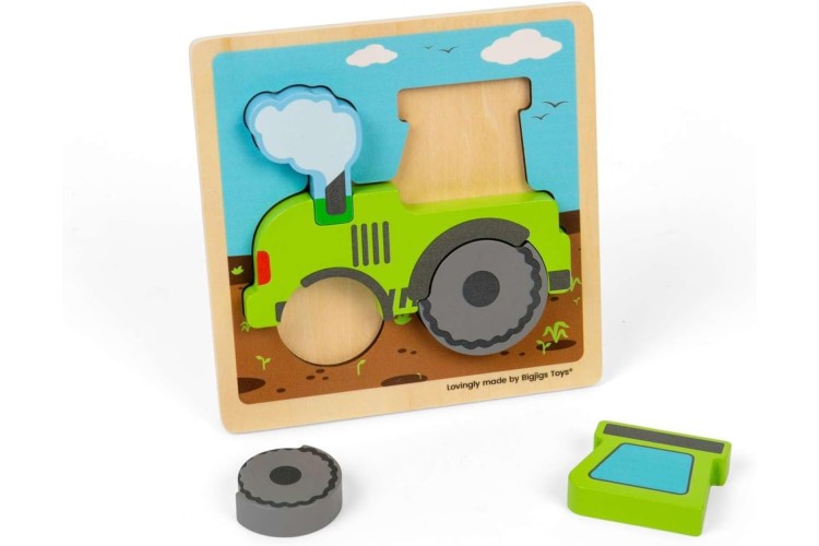 Chunky Lift-Out Puzzle - Tractor