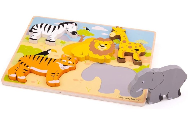 Chunky Lift Out Safari Puzzle