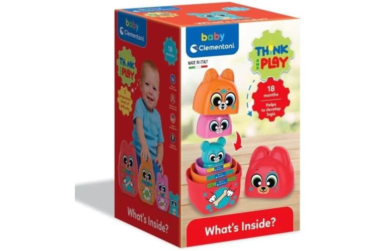 Clementoni 'What's Inside' Stackable Animals