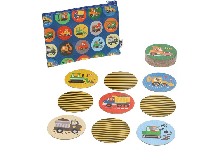 Petit Collage CONSTRUCTION MATCHING GAME