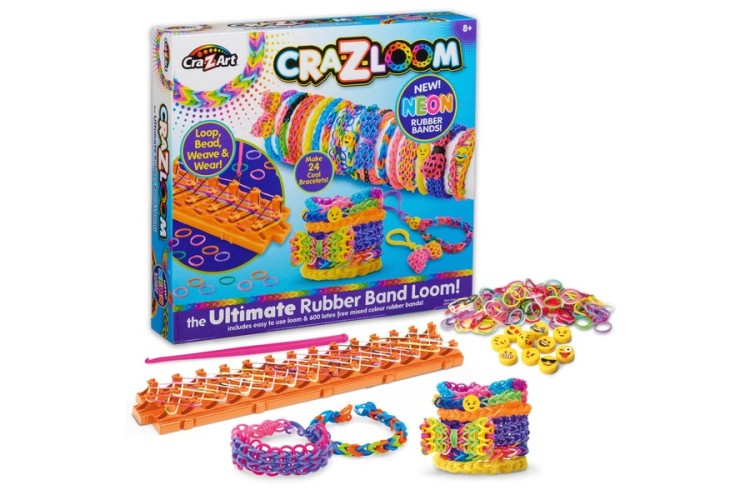 CRA-Z-LOOM NEON ULTIMATE RUBBER BAND LOOM SET