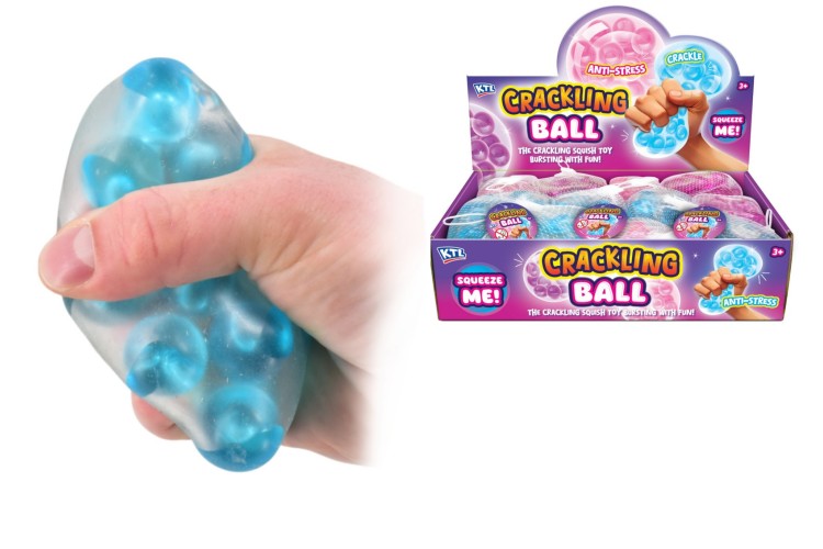 Crackling Fidget Squish Ball