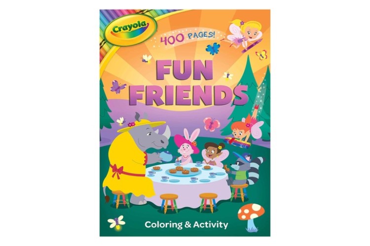 CRAYOLA FUN FRIENDS COLOUR AND ACTIVITY BOOK