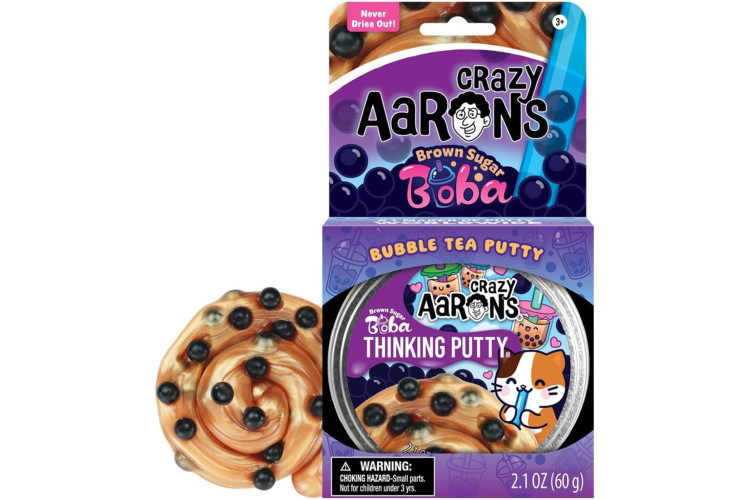 Crazy Aaron's Thinking Putty Brown Sugar Boba 60g