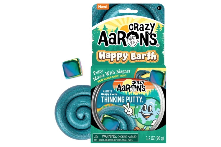 Crazy Aaron's Thinking Putty Magnetic Happy Earth