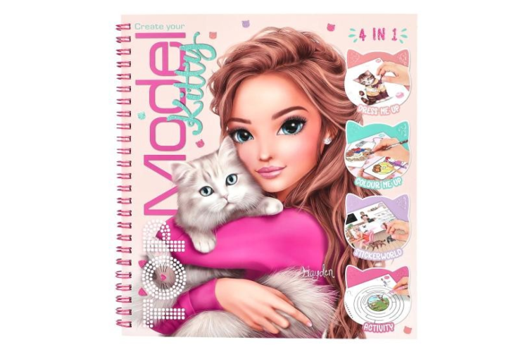 TOPModel Kitty Colouring Book