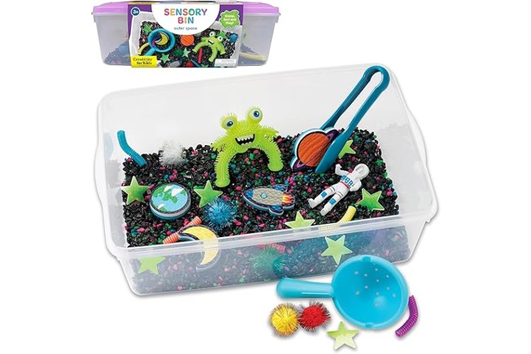Creativity for Kids Sensory Bin: OUTER SPACE
