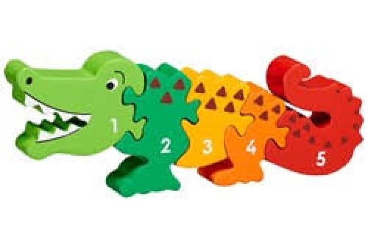 Crocodile 1-5 jigsaw By Lanka Kade 