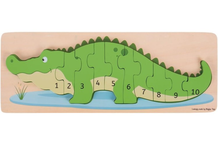 Crocodile Number Puzzle by Bigjigs