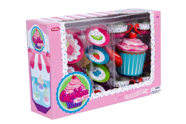 Cupcake Tin Tea Set
