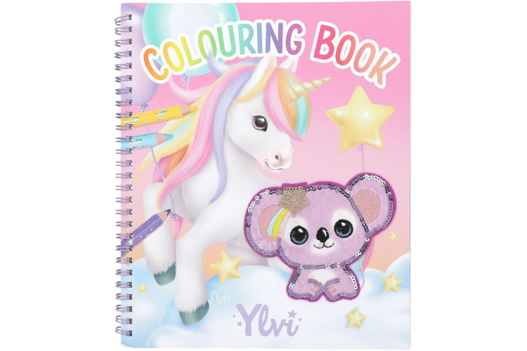 Depesche Ylvi Colouring Book With Unicorn And Sequins