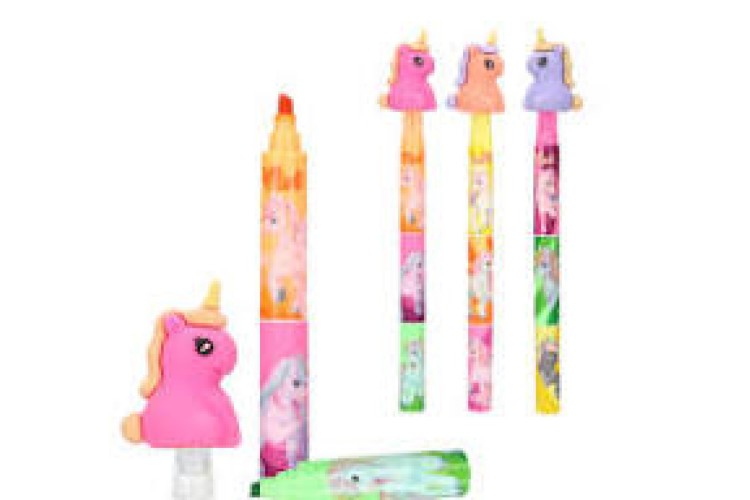 Depesche Ylvi Highlighter with Unicorn Topper 12369
