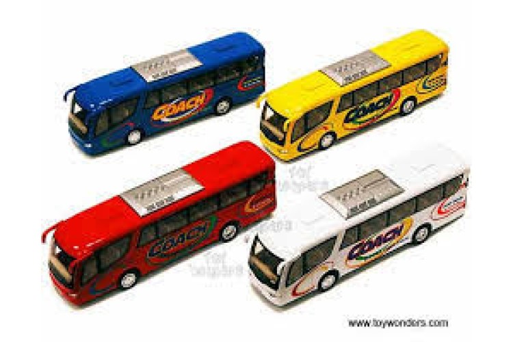 Die Cast Coach with pull back