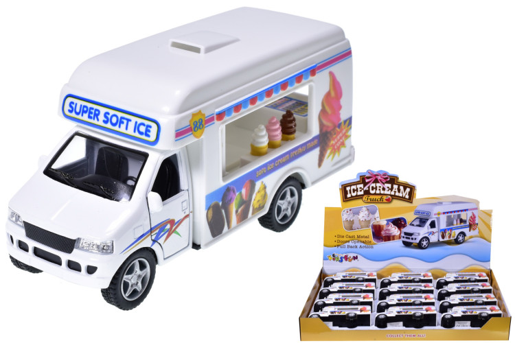Die Cast Ice Cream Van Pull Back