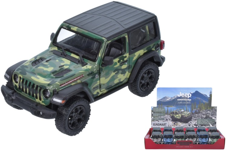 Die Cast 2018 Jeep Wrangler Camo 1:34