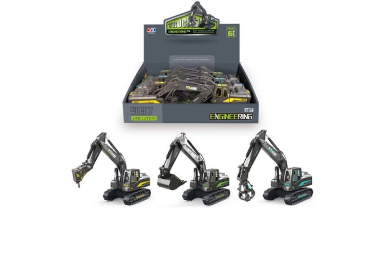 Diecast Friction Diggers