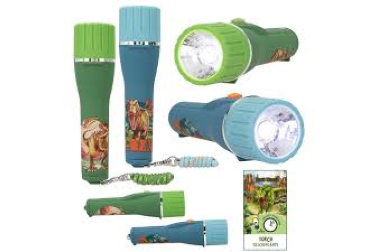 Dino World Torch With Timer Depesche