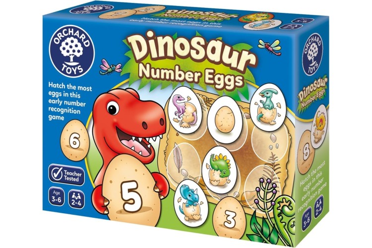 Dinosaur Number Eggs