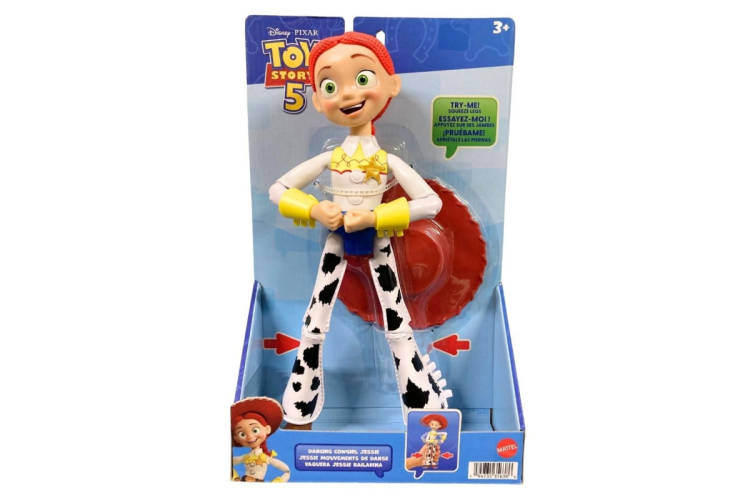 Disney Pixar Toy Story 5 Large Scale Jessie Figure, 12 Inch Movie Toy Dancing Cowgirl