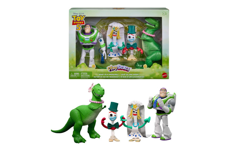 Disney and Pixar Toy Story 5 What is a Wedding? 4 Playscale Figure Pack