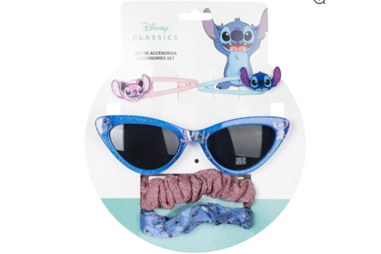 Disney Angel and Stitch sunglasses and hair accessory set