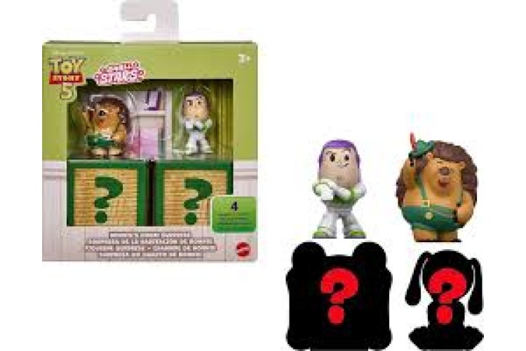 Disney Pixar Toy Story 5 Small Stars Bonnie's Room Surprise Mini Figure 4-Pack [Buzz, Picklepants & 2x Mystery]