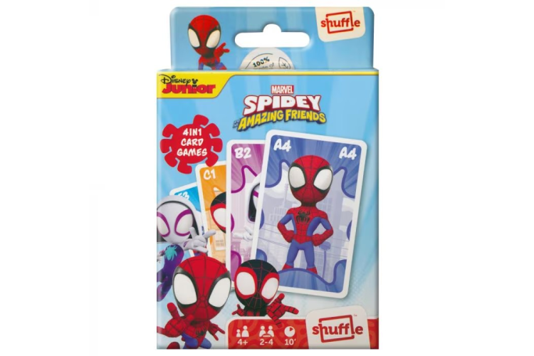 Disney Spidey 4 in 1 Card Games
