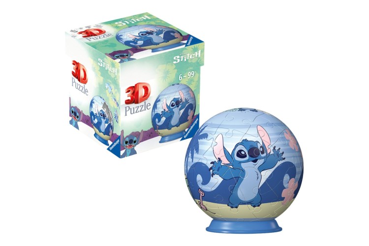 Disney Stitch 3D Puzzle, 54pc