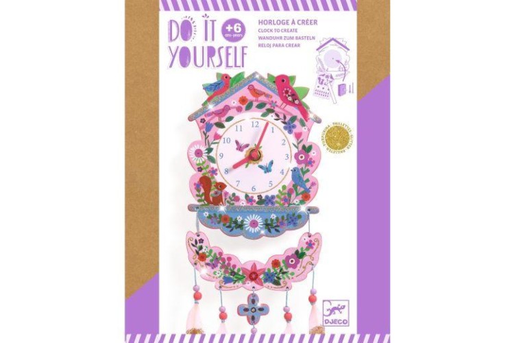 DIY CLOCK TO CREATE - CUCKOO BY DJECO