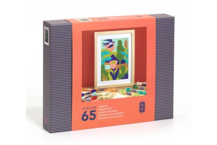 Djeco -Atelier 65 : Needlepoint - Countryside