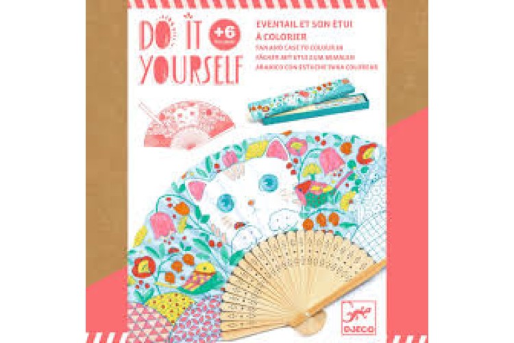 Djeco - Do It Yourself Koneko Fan To Colour