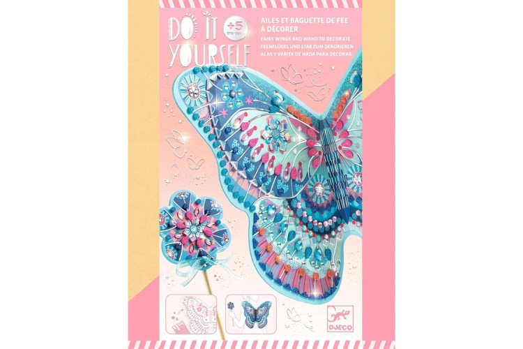 Djeco - Do It Yourself - Like a Fairy Wand & Wings Set