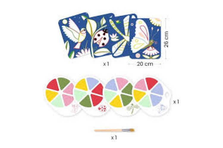 Djeco - Palette Paintings The Little Beasts
