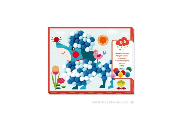 Djeco Dogs to Stroke Pompom Pictures
