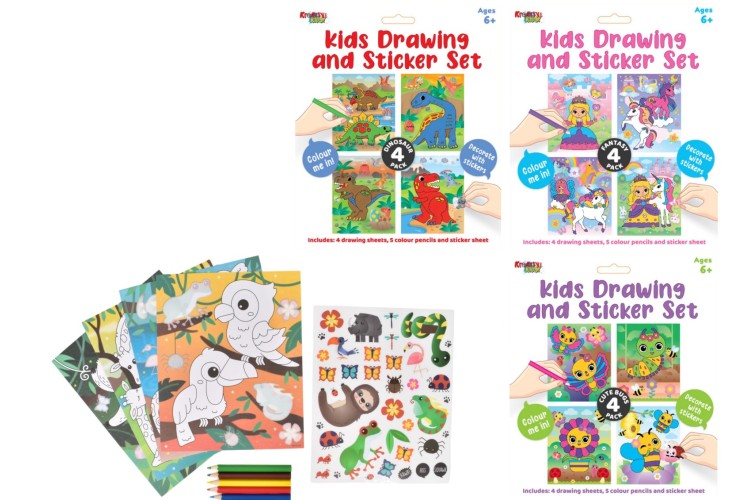 Drawing & Sticker Set