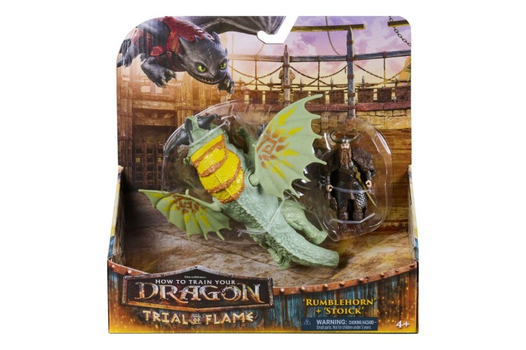 Dreamworks Dragons Rumblehorn and Stoick