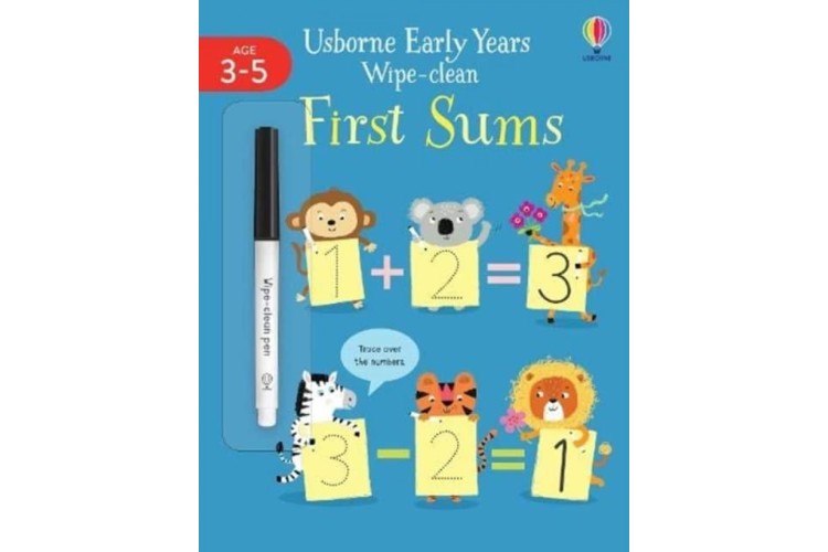 Early Years Wipe-Clean First Sums - Usborne Early Years Wipe-Clean